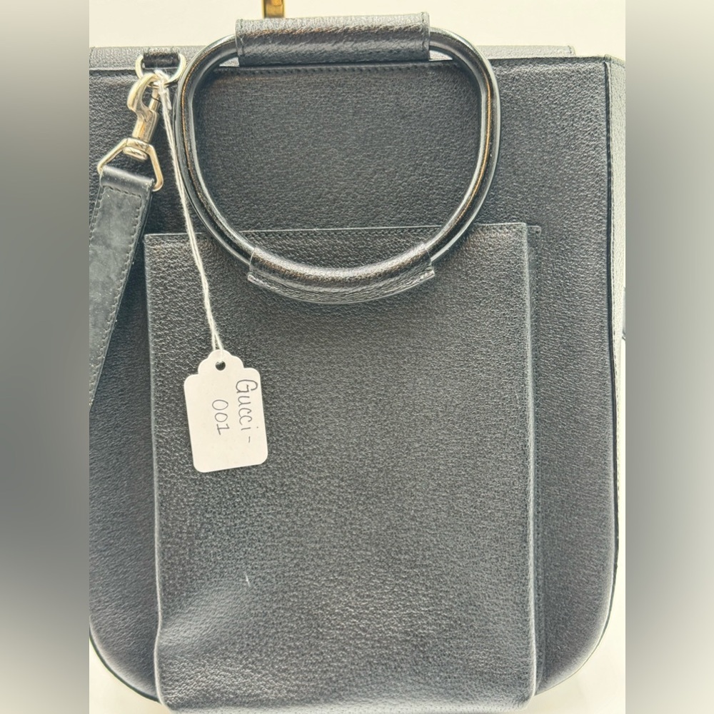 Gucci-Authentic-Black Bracelet Bag - Picture 13 of 16